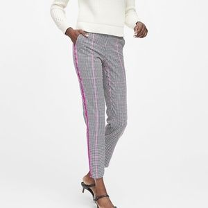 Hayden Tapered-Fit Plaid Ankle Pant